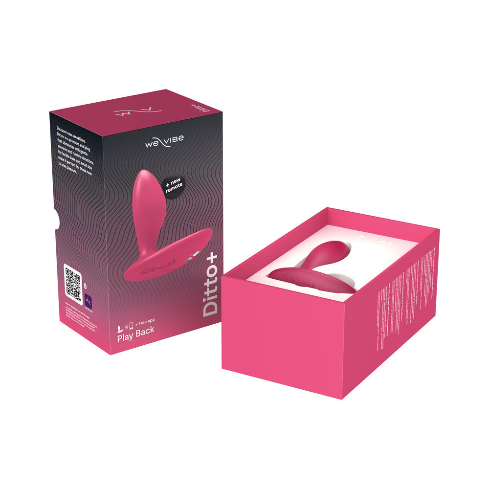We-Vibe Ditto+ Luxury Vibrator - Cosmic Pink