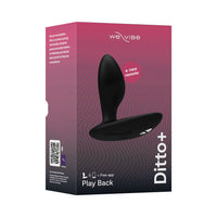 We-Vibe Ditto+ Satin Black Luxury Vibrator for Premium Pleasure