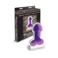 Infinity Penis Neon Light - Playful Desk Accessory