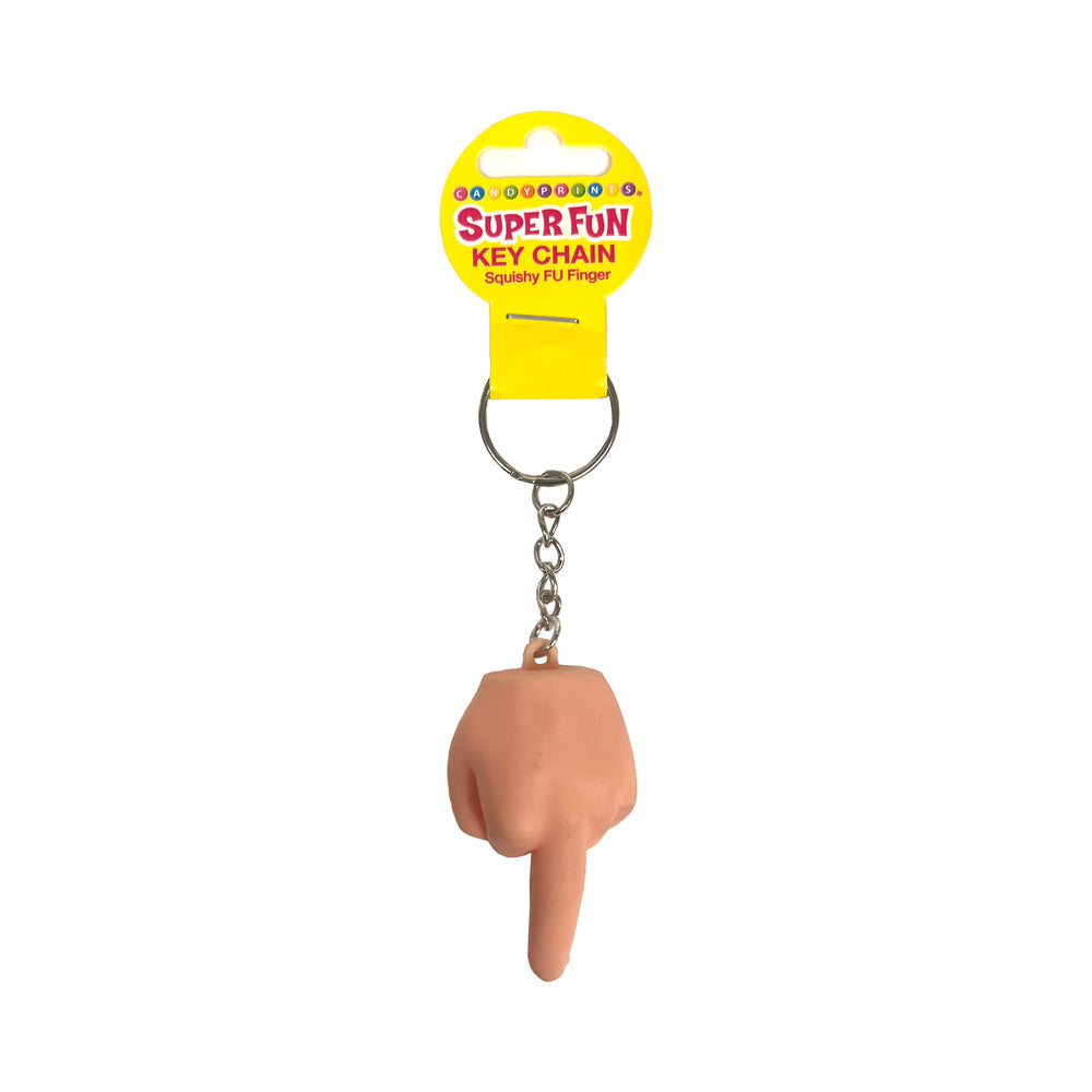 Penis Middle Finger Key Chain - Playful Accessory