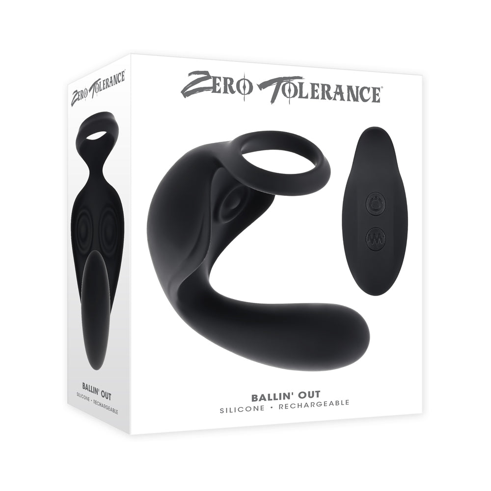 Prostate Massager - ZT Ballin' Out Black