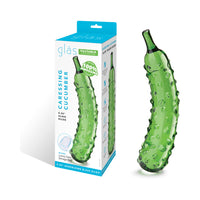 Glas Caressing Cucumber 8.25-Inch Glass Dildo