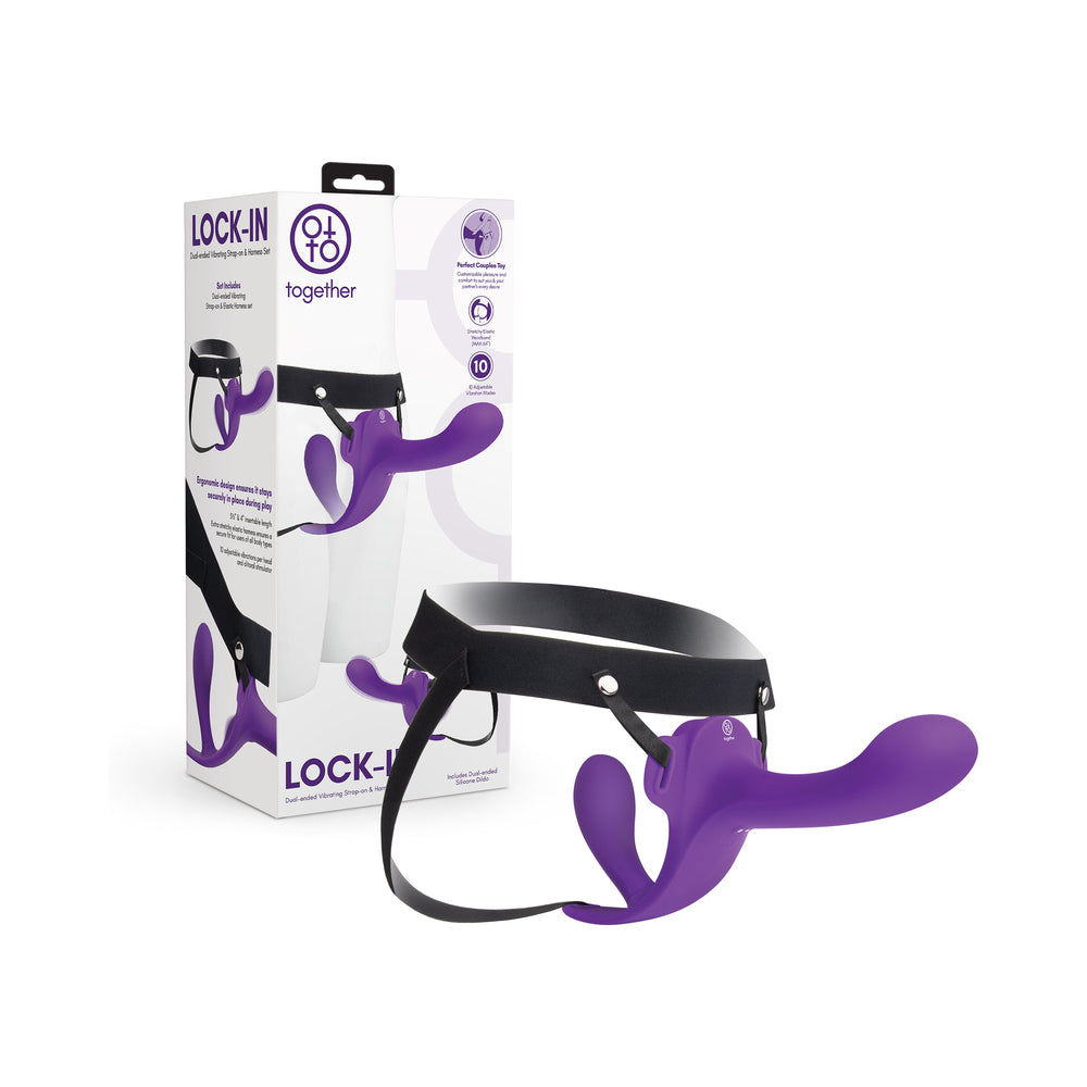 Dual-End Vibra Strap-On Harness