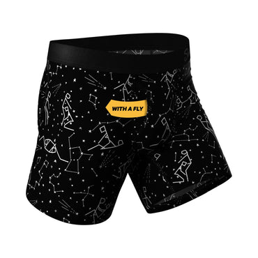 Glow in the Dark Constellation Pouch Underwear - Size M