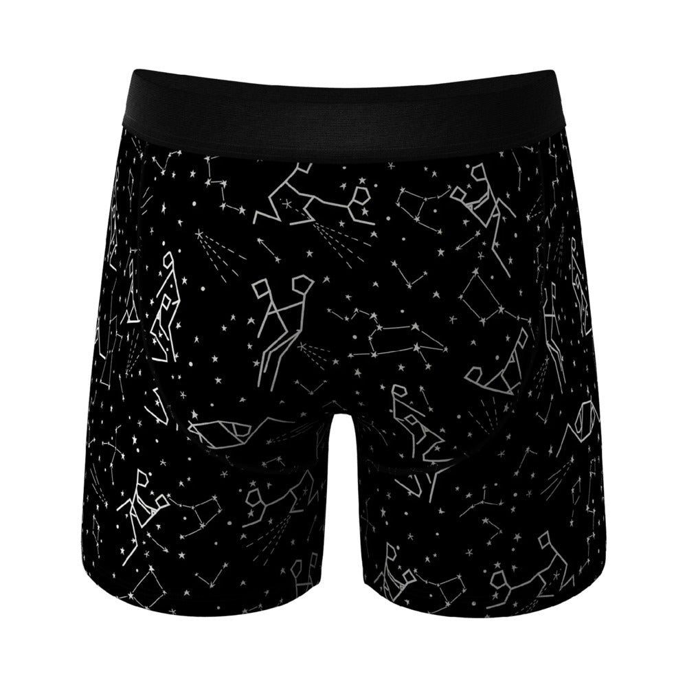 Glow in the Dark Constellation Pouch Underwear - Size XL