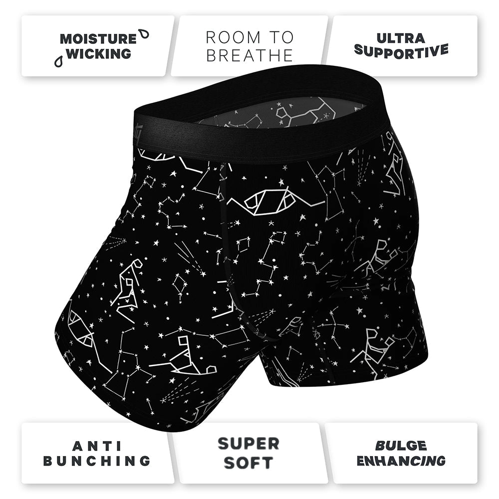 Glow in the Dark Constellation Pouch Underwear - Size XL