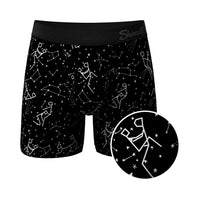 Glow in the Dark Constellation Pouch Underwear - Size 2X