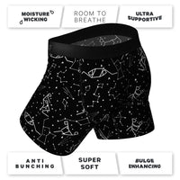 Glow in the Dark Constellation Pouch Underwear - Size 2X