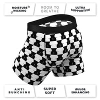 Checkered Pouch Underwear - Size XL