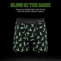 The Bare Back Bones GITD Skeletons Underwear Extra Large