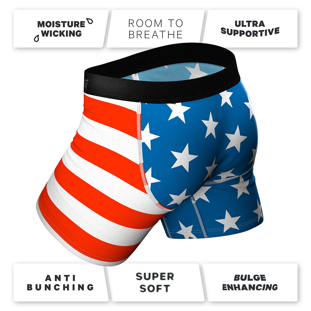 The Mascot American Flag Underwear XL