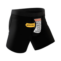 Rear View Size Warning Underwear - Size M