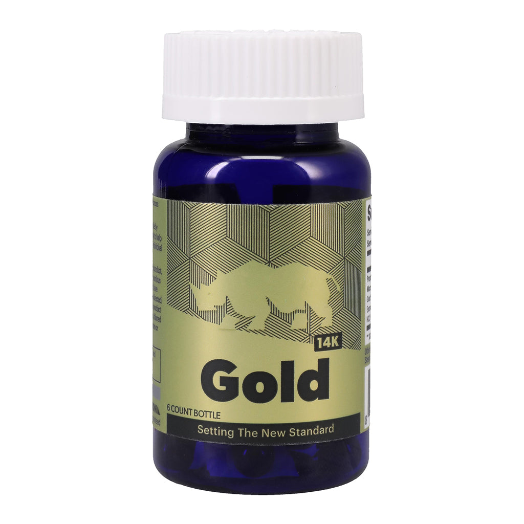 Rhino Gold Supplement - 14k 6 Count Bottle