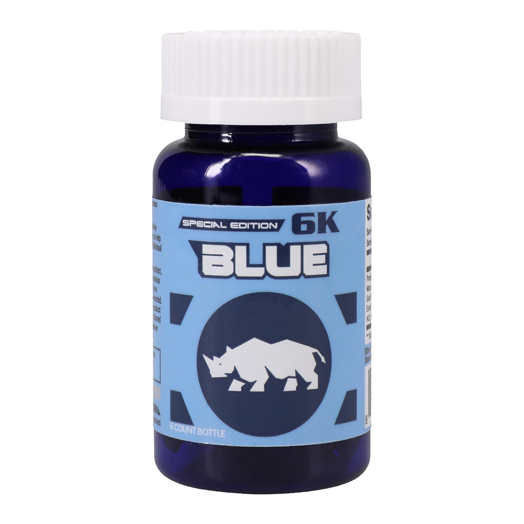 Rhino Blue Supplement - 6K 6 Count Bottle