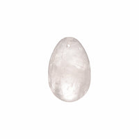 Chakrubs Prism Yoni Egg Clear Quartz Drilled
