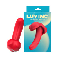 Luv Inc Twirling Tongue Vibrator - Red