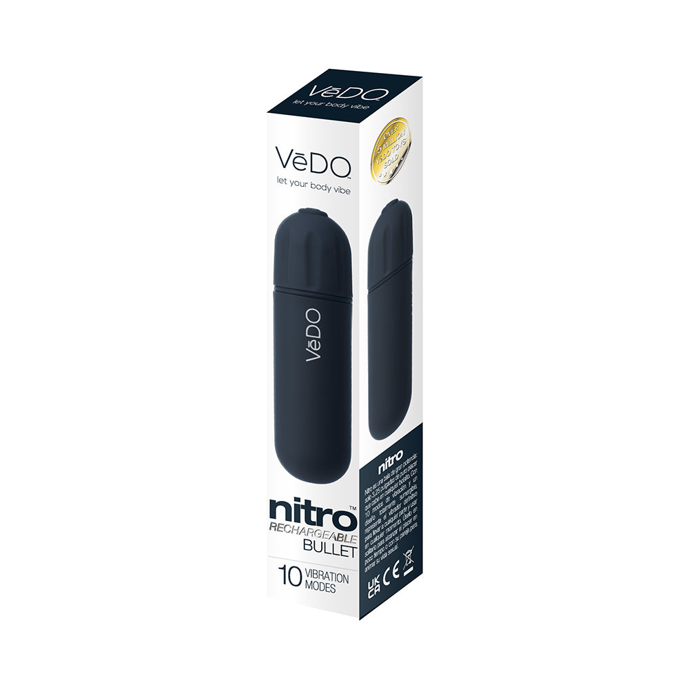 VeDO Nitro Rechargeable Bullet Vibe - Black