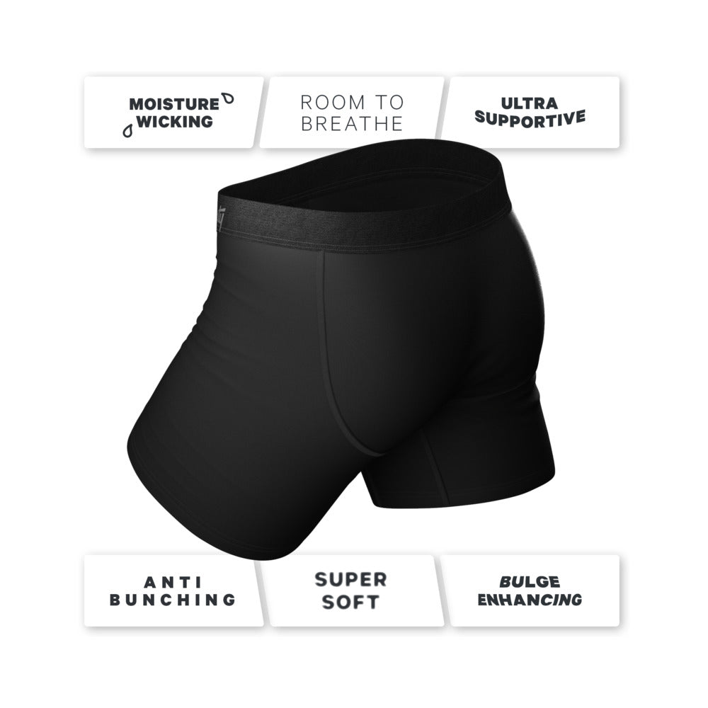 Tuxedo Boxers - Black Tie Underwear L