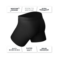Tuxedo Boxers - Black Tie Underwear L