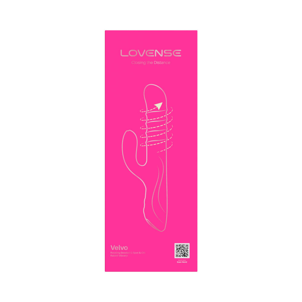 Lovense Velvo Rotating Bead Dual Stimulator Vibrator
