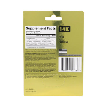 Rhino Gold 14K Capsule Supplement