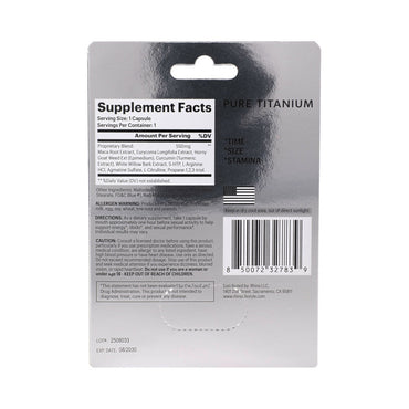 Rhino Pure Titanium Capsule - Male Enhancement Supplement