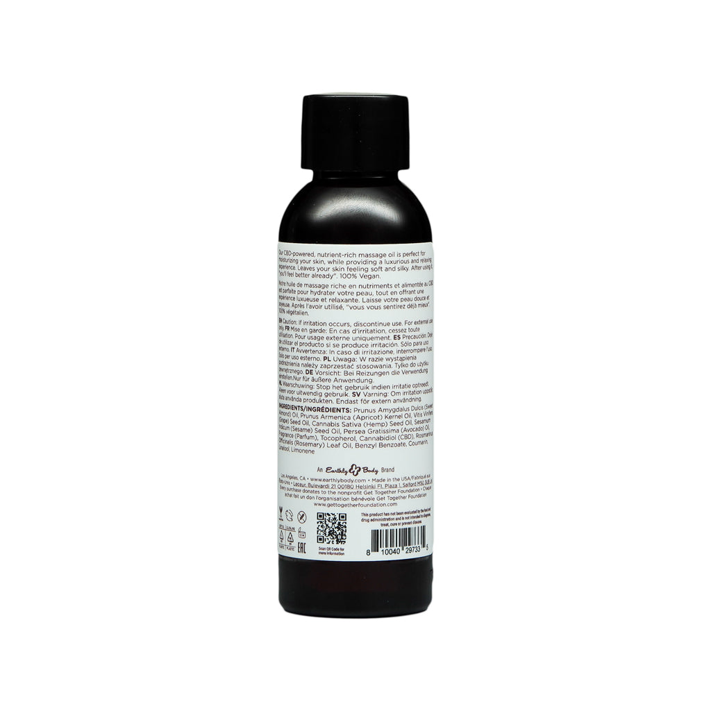 Lavender Relaxing Massage Oil with CBD - 2oz Lubricant