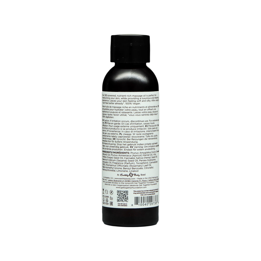 Isle of You Relaxing Massage Oil with CBD - 2oz Lubricant