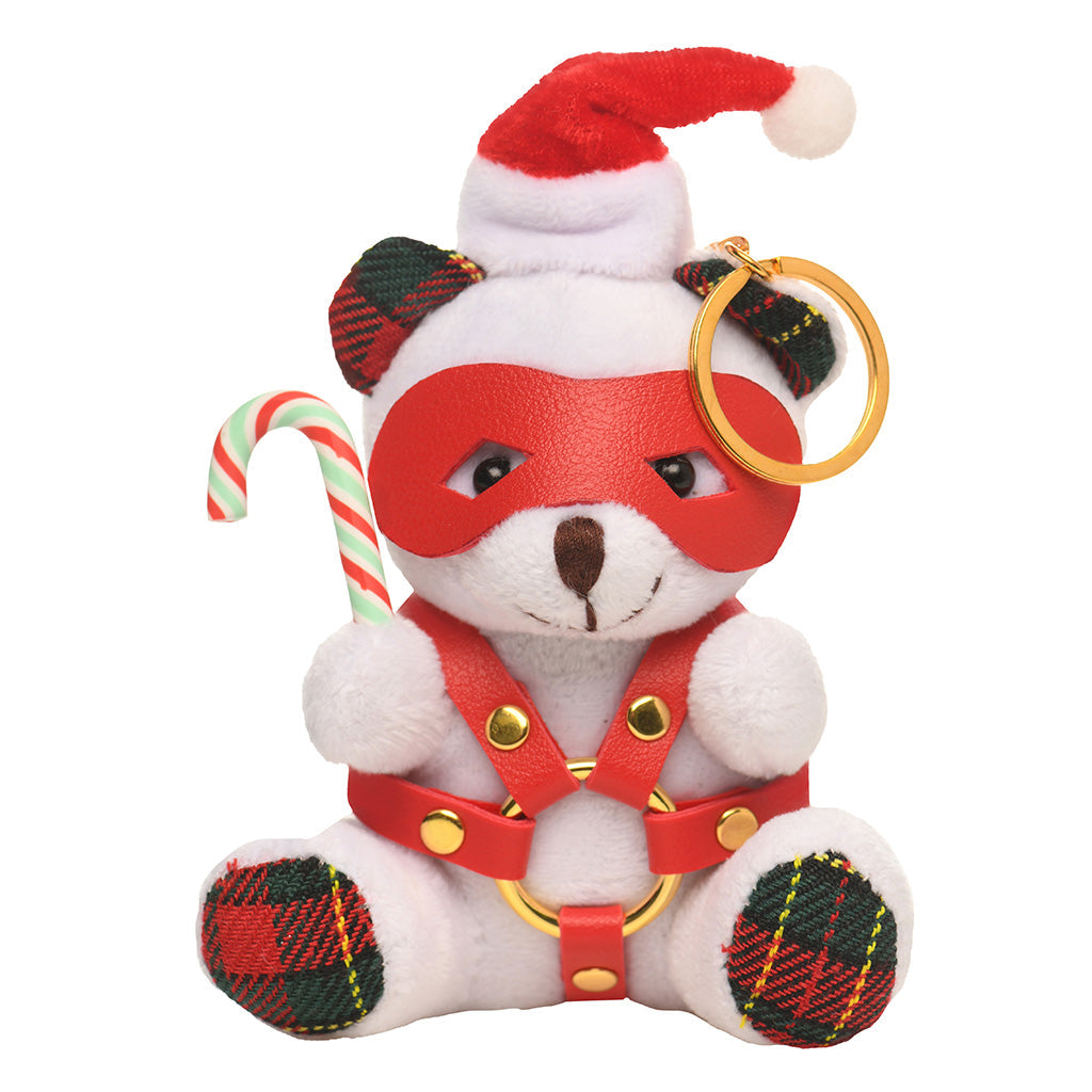 Holiday Bondage Bear Keychain - Festive Fun