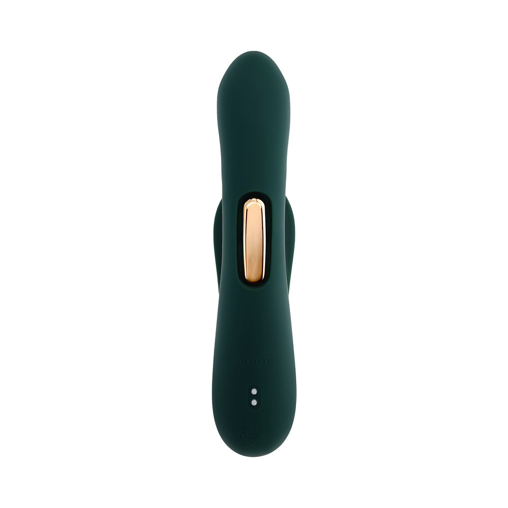 Evolved Heart Of Gold Vibrator - Green