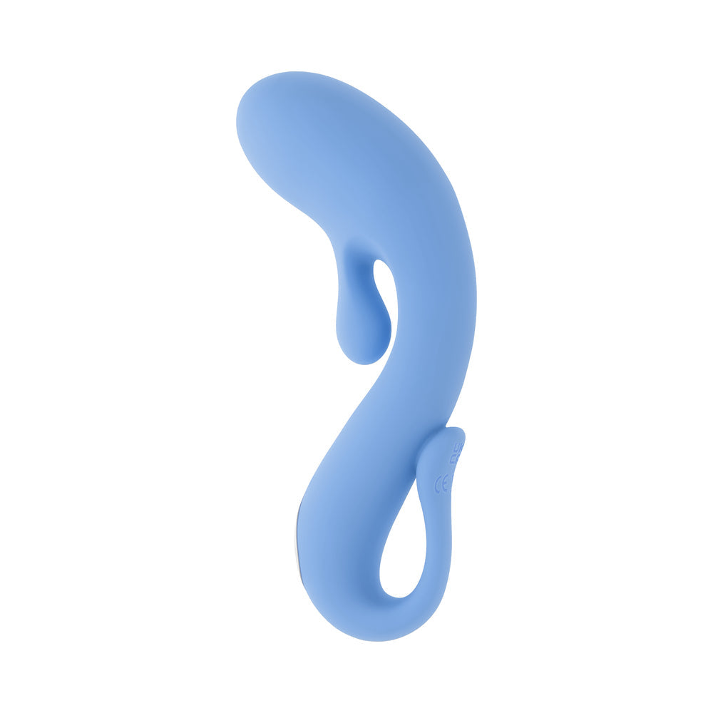 G-Spot Vibrator with Curved Design - Selopa Mini Curved G-Spot Tickler Blue