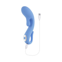 G-Spot Vibrator with Curved Design - Selopa Mini Curved G-Spot Tickler Blue