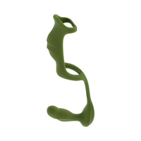 Prostate Vibrating Plug and Dual Cock Ring - ZT Prostate Power Pack Green