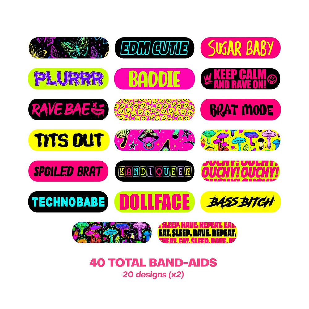 Ouchie Stix Plur Vibes Bandages 40pk