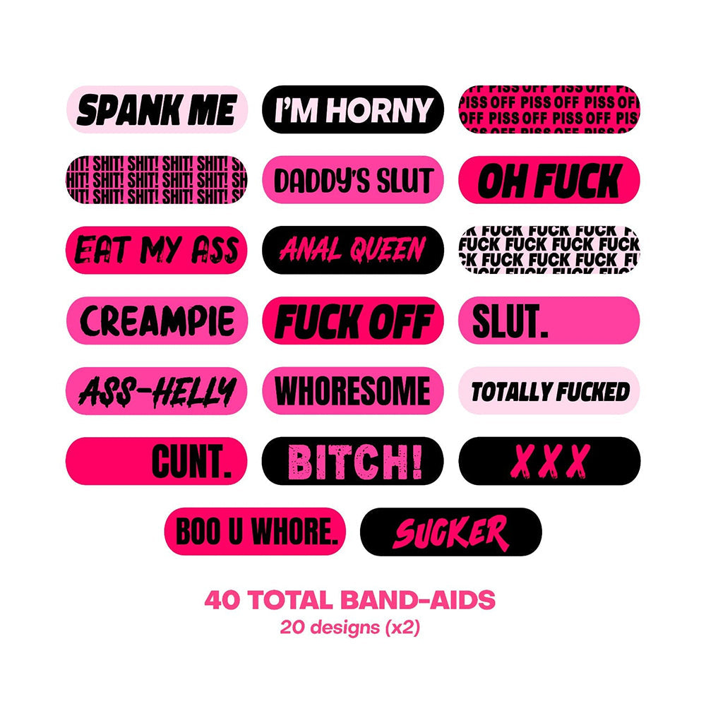 Ouchie Stix Naughty XXX Bandages 40pk