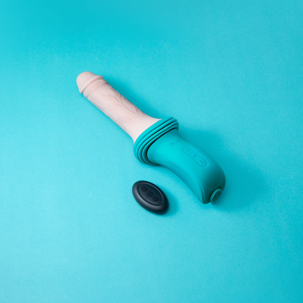 b-Vibe Realistic Thrusting Dildo Machine