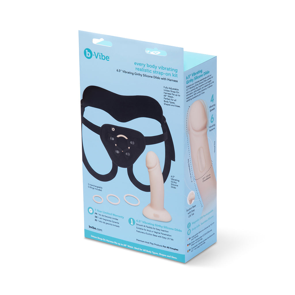 b-Vibe Every Body Vibrating Real Strap-On Kit