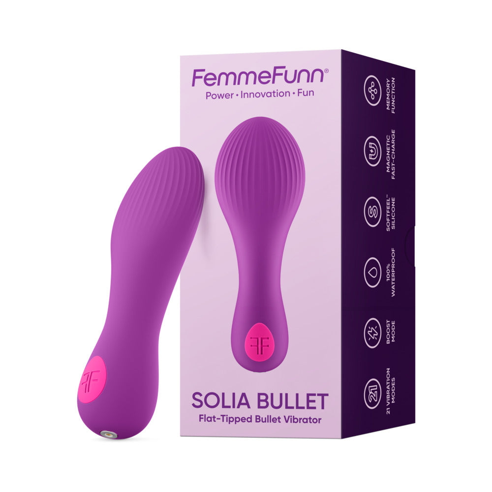 FemmeFunn Solia Bullet Vibrator - Purple