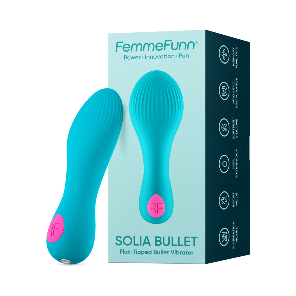FemmeFunn Solia Bullet Vibrator - Turquoise