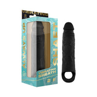 Vibrating Dildo - Shaft Vibrating Model F Sheath Size 2 Black