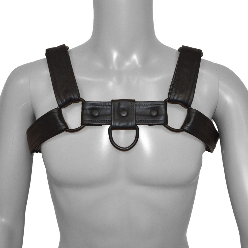 Prowler RED Bull Harness Black with Metal L