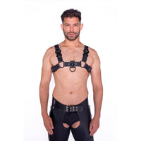 Prowler RED Bull Harness - Black with Metal 2XL