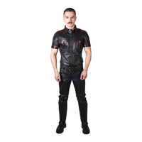 Prowler RED Leather Jeans Black - Size 36
