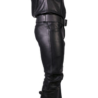Prowler RED Leather Jeans Black - Size 36