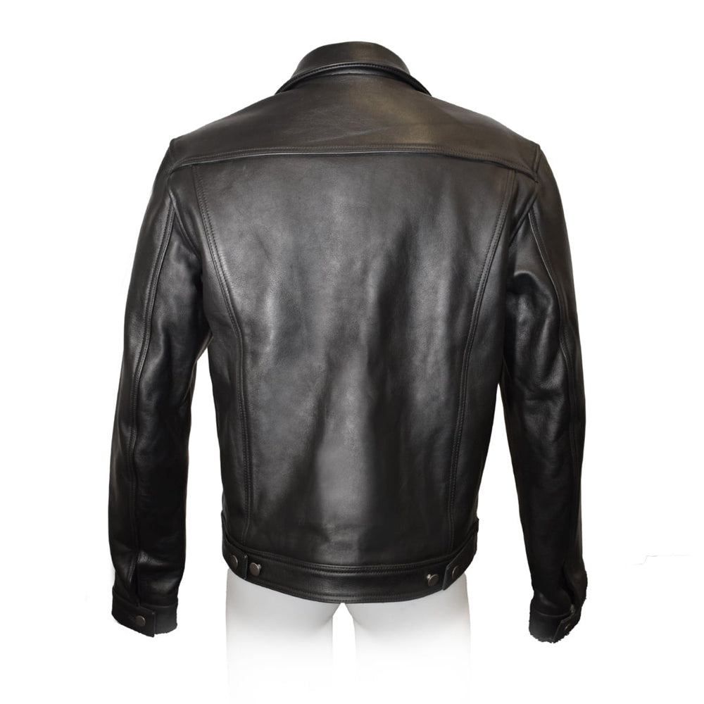 Prowler RED Leather Trucker Jacket - Size M