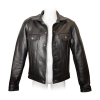 Prowler RED Leather Trucker Jacket - Size S