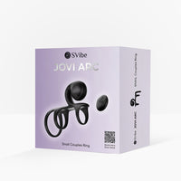 SVibe Snail JOVI Arc Couples Ring - Noir Cock Ring