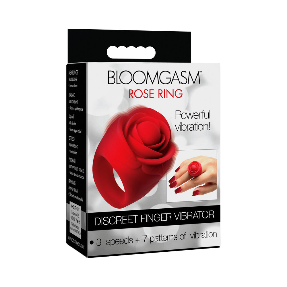 Bloomgasm Rose Ring Finger Vibrator