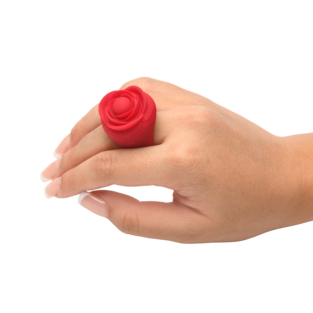 Bloomgasm Rose Ring Finger Vibrator