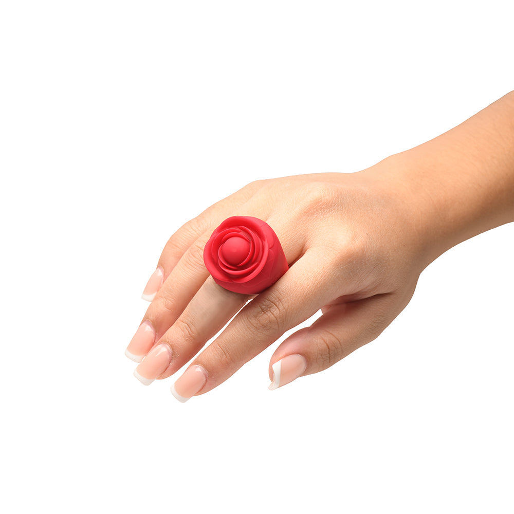 Bloomgasm Rose Ring Finger Vibrator
